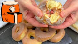 Esta receta FÁCIL de donas en freidora de aire es mejor que la de Krispy Kreme