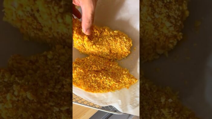 Fried Chicken Air Fryer Diet Friendly #masak #sehat #shorts