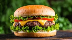Hamburguesa gourmet de carne en freidora de aire, la receta definitiva de hamburguesa de carne e ...