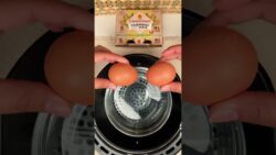 Huevos al agua en freidora de aire