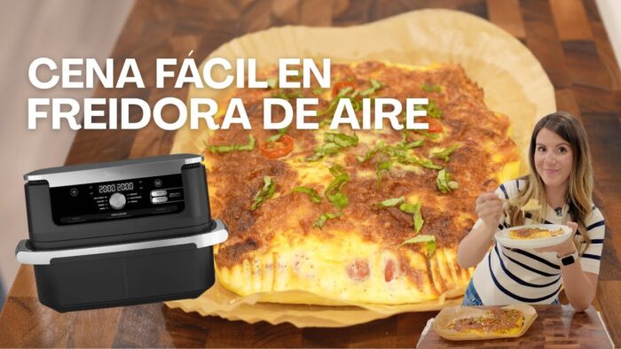 🔥IDEA CENA EN FREIDORA DE AIRE! #recetafacil #cenasaludable