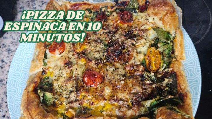 La Mejor Pizza Saludable en Airfryer ¡En 10 Minutos!