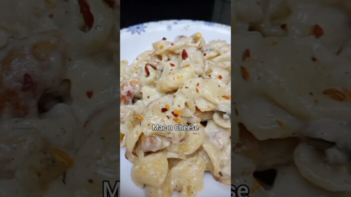 Mac n Cheese 😋🤤 in an AIR FRYER #youtubeshorts #trending