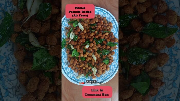 Masala Peanuts Recipe | Air Fryer Recipe | Snack