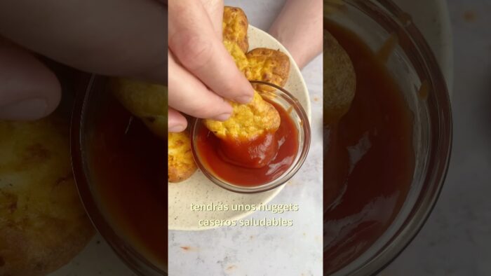 Nuggets saludables ✨ #nuggets #recetas #airfryer #viral #mapetitebouchee