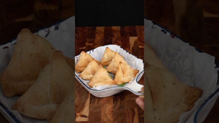 Oil-free Samosa in Air fryer #shorts #samosa #minisamosa #asmr #viralvideo