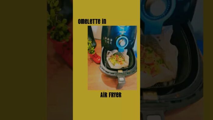 Omelette in Air Fryer #easytomake #recipe #food #cooking #quickrecipe #airfryer #followformore