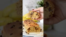 PAN de Plátano SIN HORNO 🍌 #bananabread #postresfaciles #receta #postressinhorno #airfryer #postres
