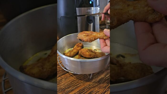 🐔 POLLO FRITO SIN ACEITE | Freidora de Aire Fácil y Rápido 💨