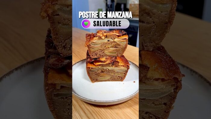 POSTRE SALUDABLE DE MANZANA #receta #airfryer #recetas