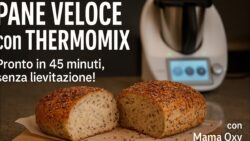 Pane Veloce con Thermomix 🍞 – Pronto in 45 Minuti, Senza Lievitazione! #paneveloce  #thermomix
