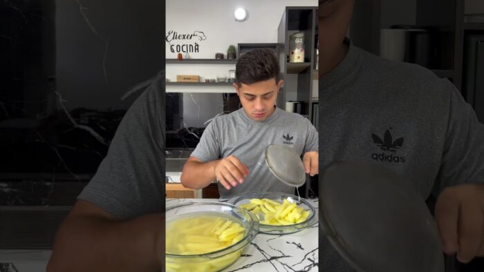 Papas en Freidora de Aire #shortsviral #receta #canaldecocina