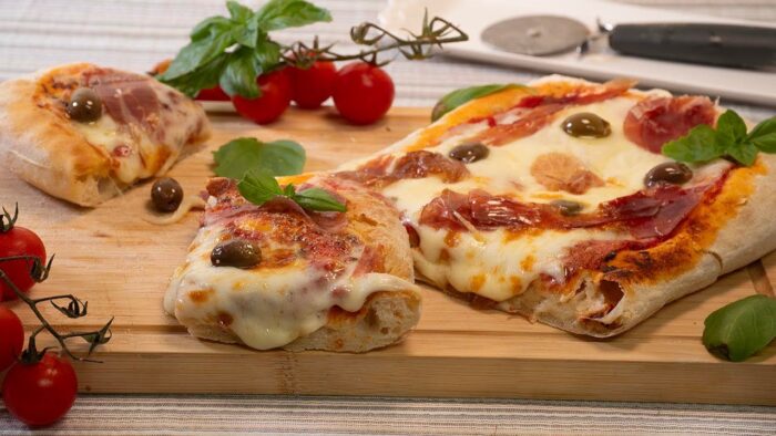 Pizza en freidora de aire y sin encender el horno.