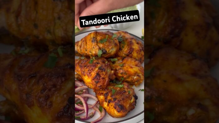 Pollo tandoori jugoso y sabroso #shorts