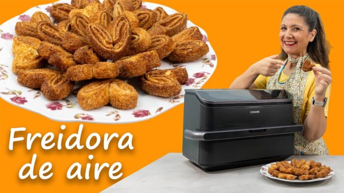 Prepara Palmeritas de Almendra y Canela en Freidora de Aire en POCOS MINUTOS – Receta FÁCIL y VEGANA