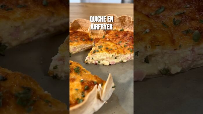RECETA DE QUICHÉ EN AIRFRYER