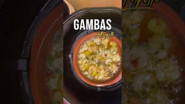 RECETA GAMBAS AL AJILLO AIR FRYER #recetarapida #recetas #airfryer #receta #freidoradeaire #comida