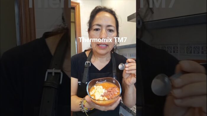 Salmorejo con Thermomix TM7 #thermomixTM7#salmorejo