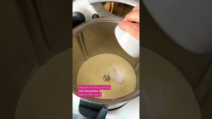 🍦 Selbstgemachtes McFlurry® Eis mit Smarties | Thermomix® Rezept