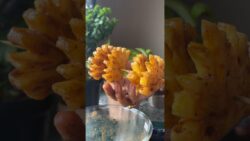 Tangy Grilled Pineapple in Airfryer 🍍🍍BBQ Style Recipe #GrilledPineapple #bbq  #ViralShorts #shorts