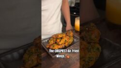 The CRISPIEST Air Fried Wings 🍗      #cooking #frywings #japanesefood #recipe  #food #easyrecipe