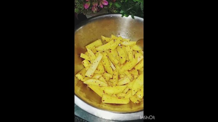 french fries🍟first time use air fryer #YouTube#short# video #recipe 👍