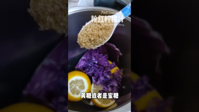 轻松做出 粉红柠檬汁 pink lemonande by Thermomix TM6