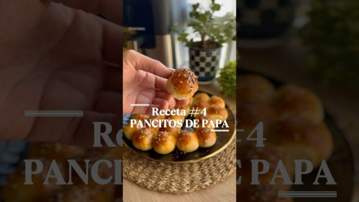100 Recetones en freidora de aire! #4 PANCITOS DE PAPA!