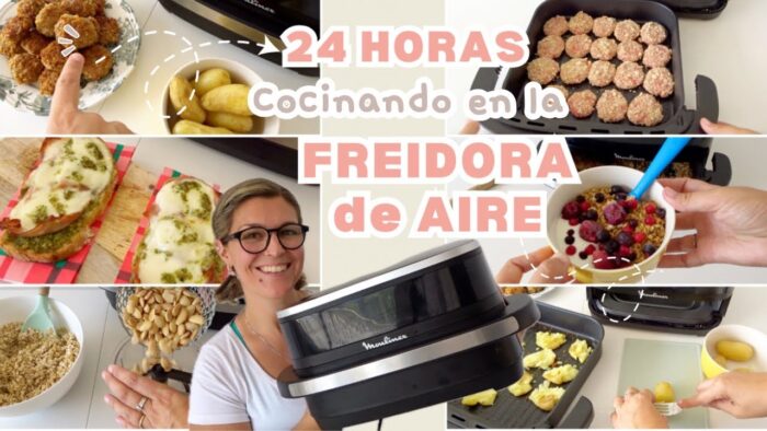 24 HORAS Cocinando en la FREIDORA de AIRE Moulinex EASY FRY XL SURFACE