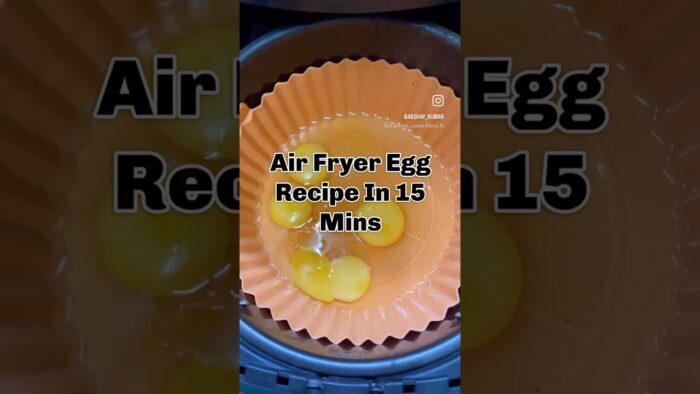 Air Fryer Egg Recipe 🥚 #egg #airfryer