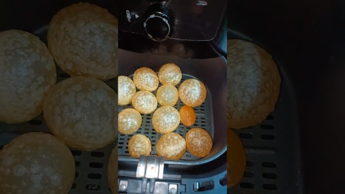 Air fryer pani puri,Golgappe In Air fryer #viralvideo #shortvideo #shorts #recipe #cooking
