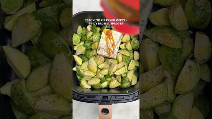 Airfryer Sweet Brussel Sprouts #airfryerrecipes
