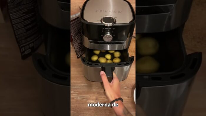 🔥🥔 Así Cuezo Patatas en la Freidora de Aire 😱 Sin Olla, Sin Vapor ¡Y Quedan Perfectas! 🔥🍽️ #recetas