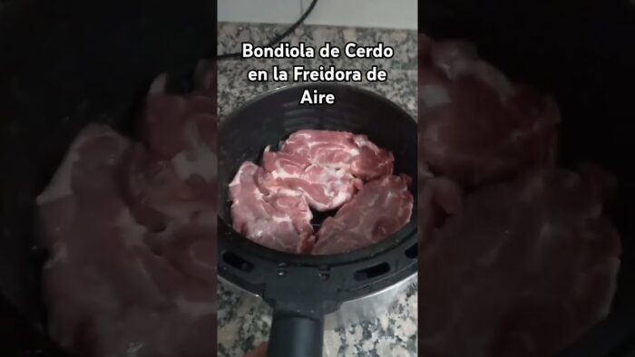 Bondiola de Cerdo en la Freidora de Aire #shorts