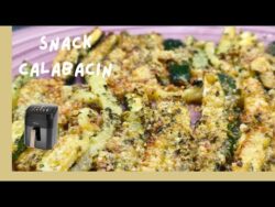 ✨CALABACIN EN FREIDORA DE AIRE|| Receta lista en 1️⃣0️⃣ minutos ✨