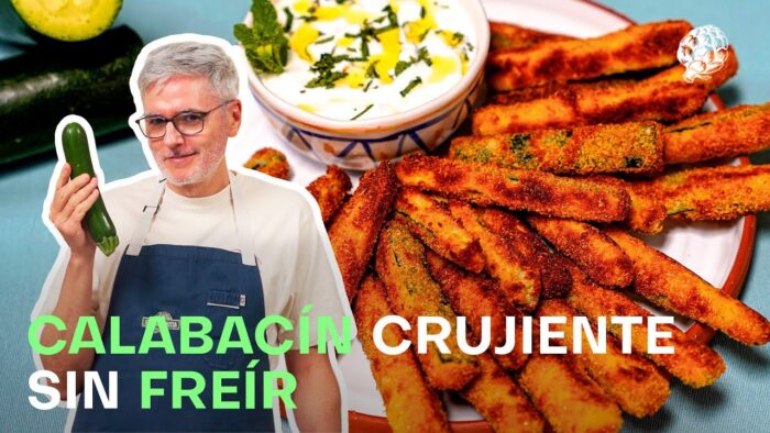Calabacín crujiente sin freír: el rebozado definitivo para horno o freidora de aire | EL COMIDISTA