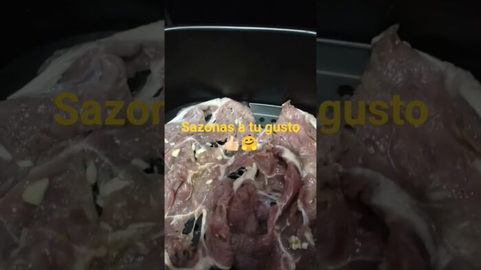 Carne en freidora de aire #carne #singer #freidoradeaire#chef #airfryer