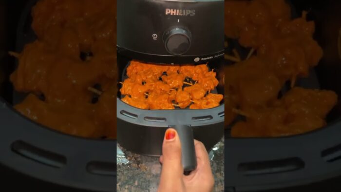Chicken sticks in Air Fryer #food #trendingshorts #recipe #explore #trending #viralshort #cooking