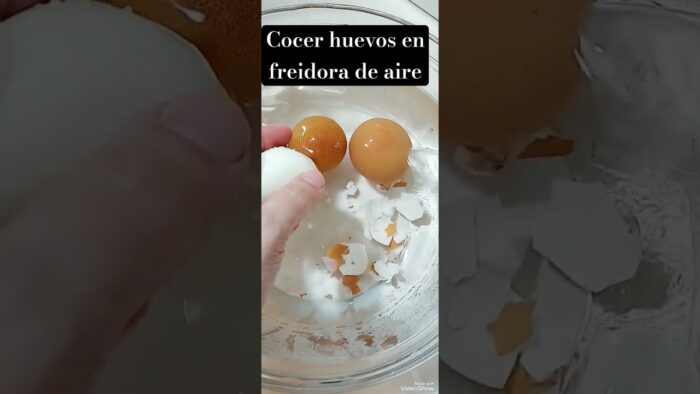 Cocer huevos en freidora de aire…..