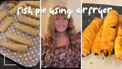 Cómo hacer pastel de pescado con freidora de aire | La receta más fácil de pastel de pescado | C ...