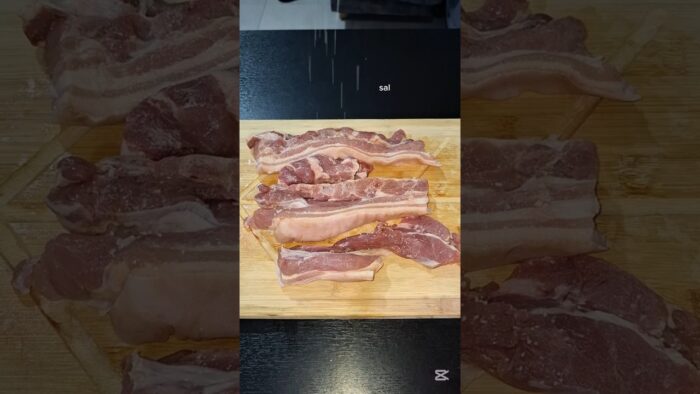 Costichi en freidora de aire #recetas #canaldecocina #freidoradeaire #chicharon #carne #food