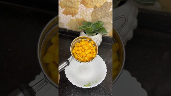 Crispy Corn in Air Fryer 🍿Quick, Crunchy & Addictive Snack! #AirFryerRecipes #CrispyCorn #shorts
