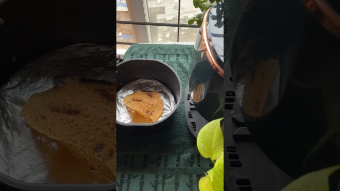 Crispy & Flavorful Papad in Air Fryer #shorts #viralshorts #airfryer #papad