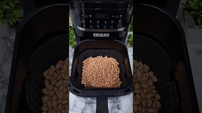 Crispy Peanut Fry in Air Fryer | 10 Min Healthy Snack Recipe