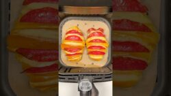 Cruasanes salados estilo Hasselback en freidora de aire #recetasfaciles #airfryer
