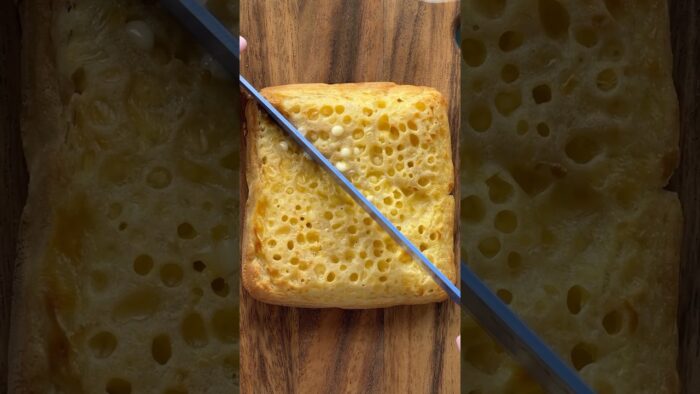 Crumpets rellenos de crema pastelera en freidora de aire (hechos con solo 3 ingredientes)