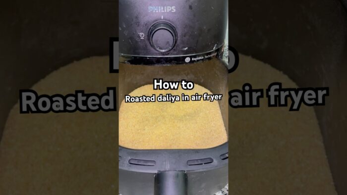 Daliya roast in air fryer #recipe #recipe