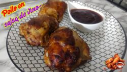 Deliciosa receta de pollo en freidora  con salsa de vino tinto 🍷 #parati #recetas