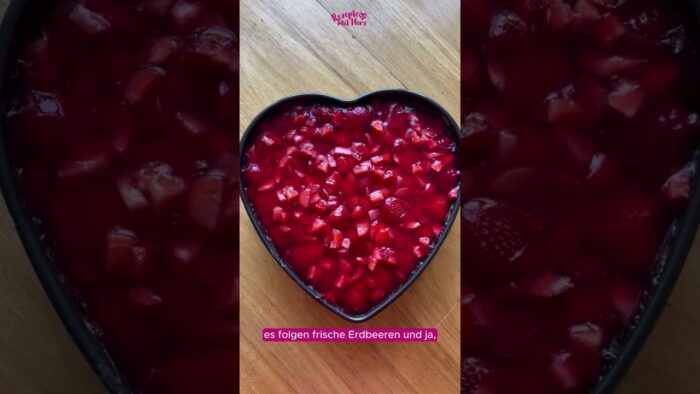Erdbeer-Muttertagstorte 🍓❤️ Einfach & himmlisch!