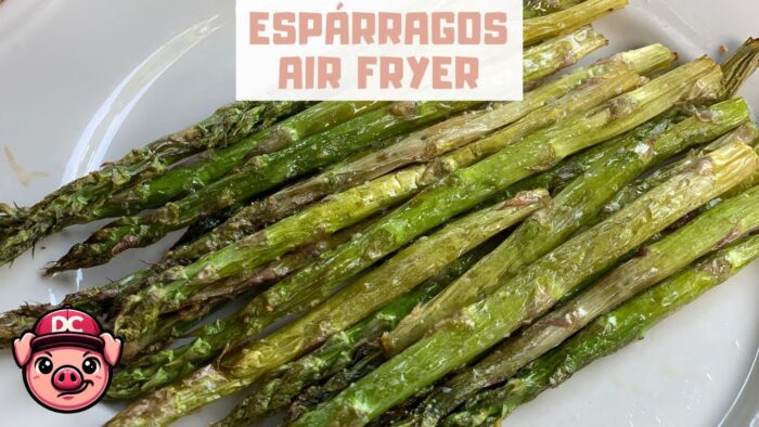 Espárragos Verdes en Freidora de Aire ¡Espárragos Trigueros en Air Fryer!